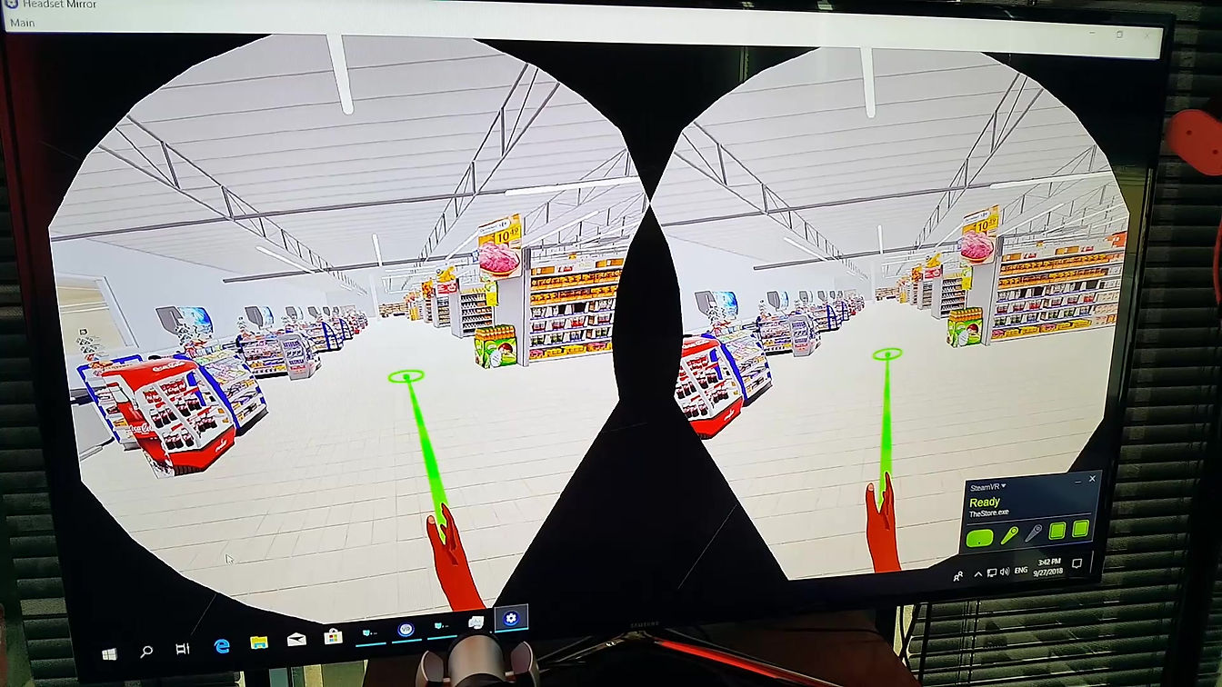 theStore custom VR experience